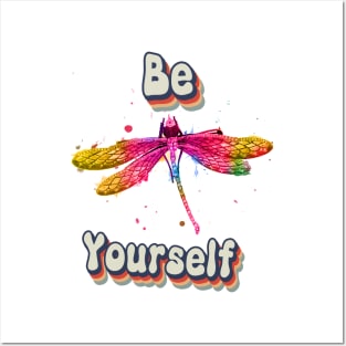 Funny Be yourself Posters and Art